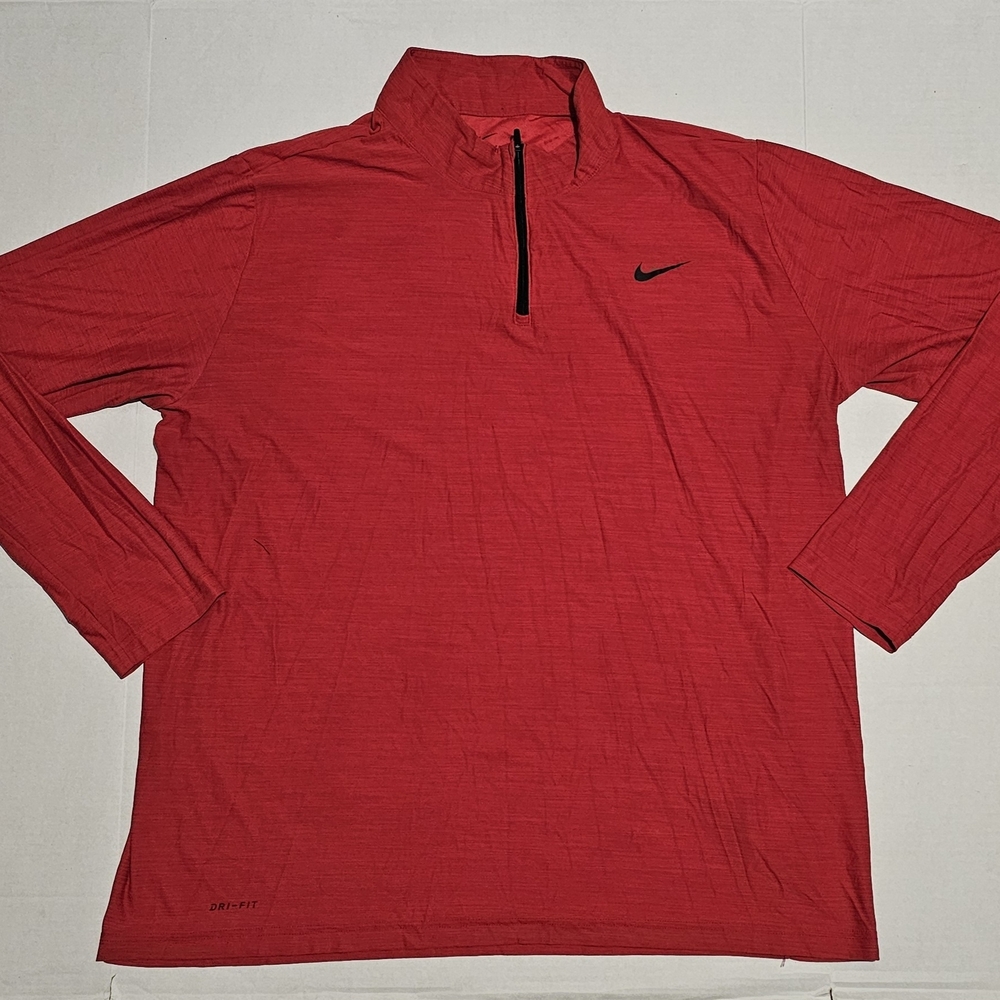 Nike Men's Red Lightweight Pullover Jacket